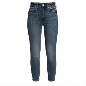 Rag & Bone High-Rise Ankle Cigarette Vallery Jeans Medium Wash Denim Size 30